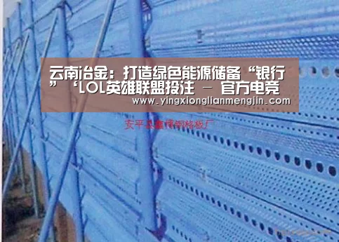 云南冶金:打造绿色能源储备“银行”‘LOL英雄联盟投注 - 官方电竞竞猜平台’(图1) LOL英雄联盟投注 - 官方电竞竞猜平台官网